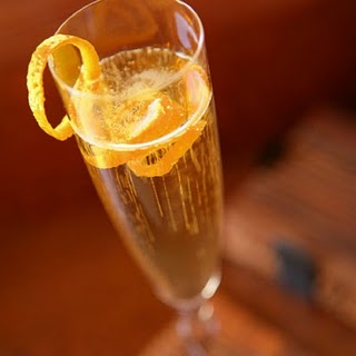 Orange Spiral Garnish